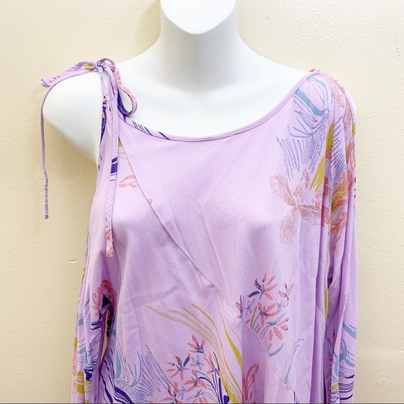 Free People Clear Skies Lilac Tunic Top Sz Small - Picture 5 of 8